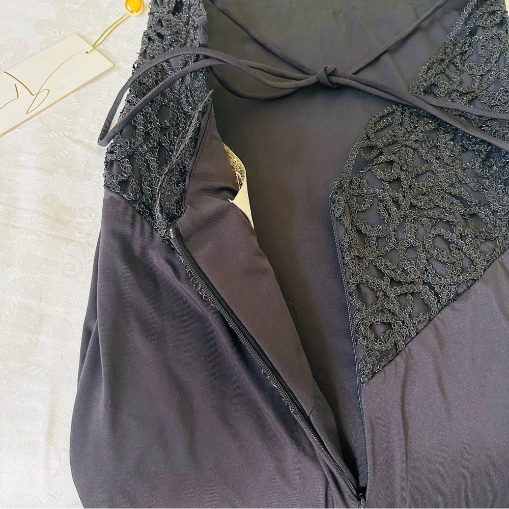 NWT Gemeli Power Jay and Co Gown in Black 4 - Picture 14 of 15